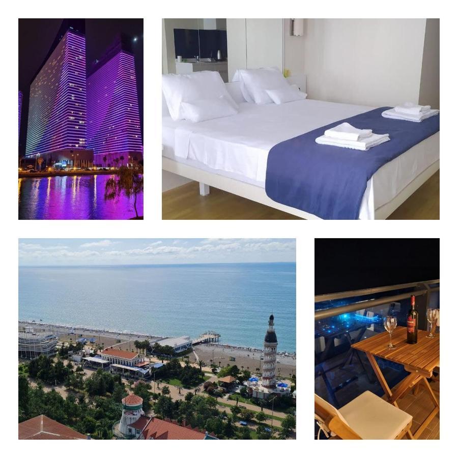 Luxury Aparthotel In Orbi City Sea View باتومي المظهر الخارجي الصورة
